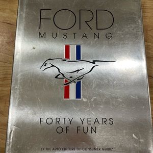 Ford Mustang: 40 years of Fun book (256 pages)